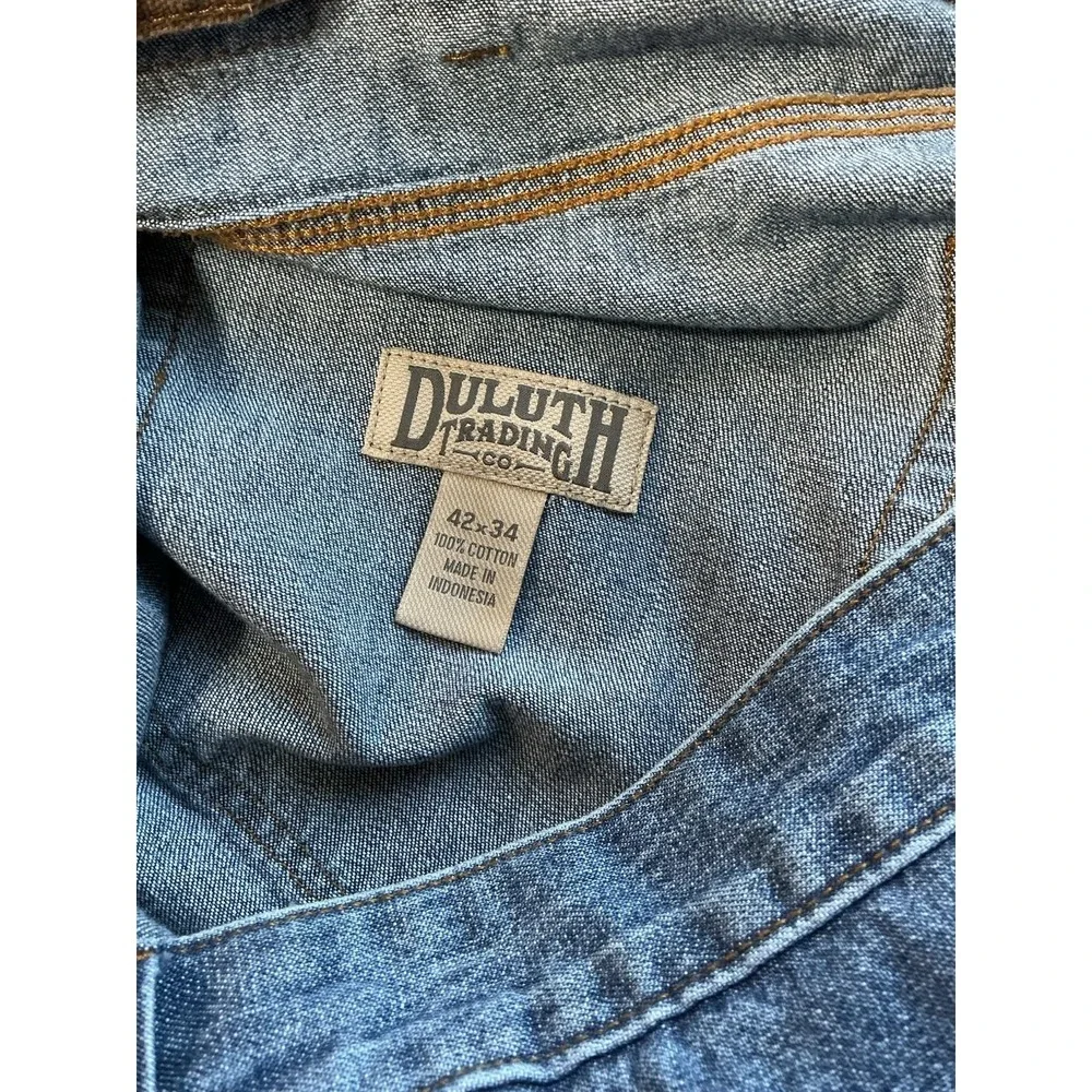 Duluth Trading Company Men's Sz 42x34 Denim‎ Jeans Relaxed fit
